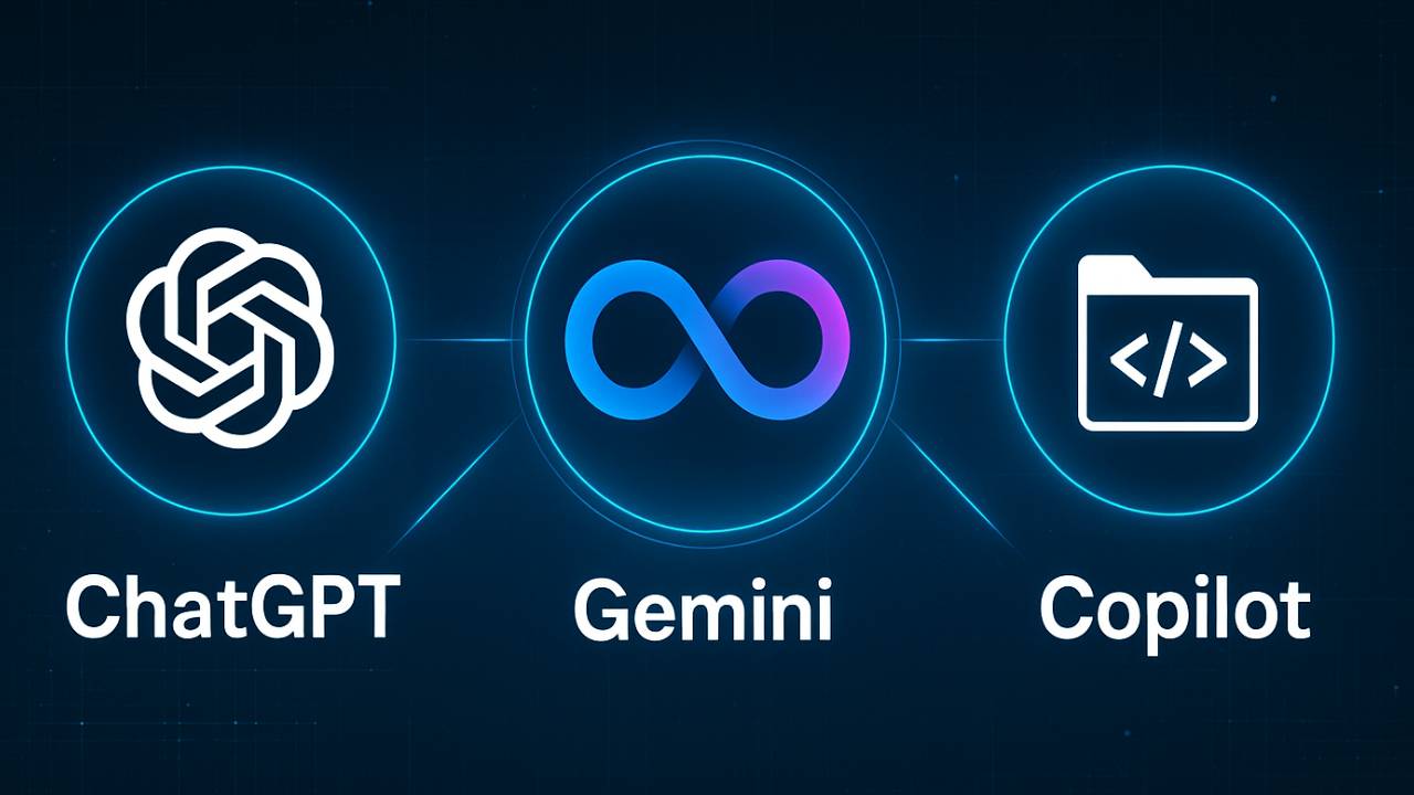 ChatGPT vs Gemini vs Copilot