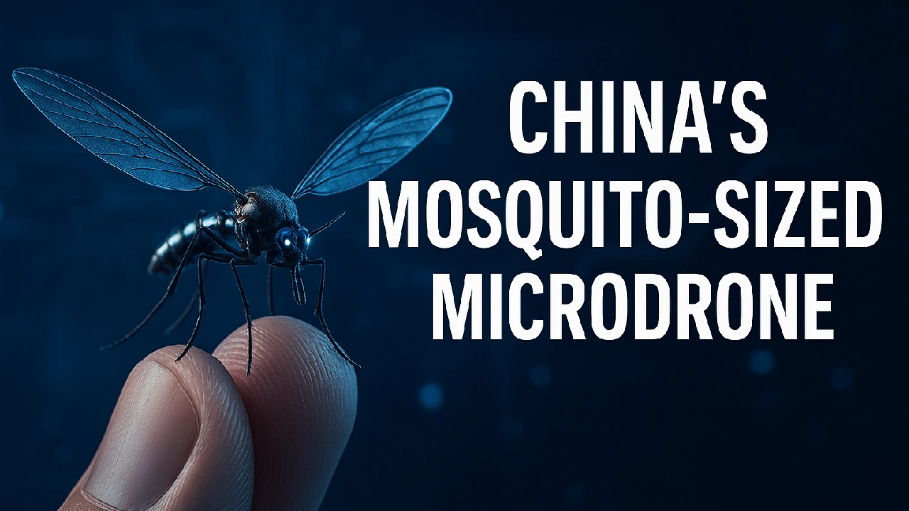 Mosquito-Sized Microdrone