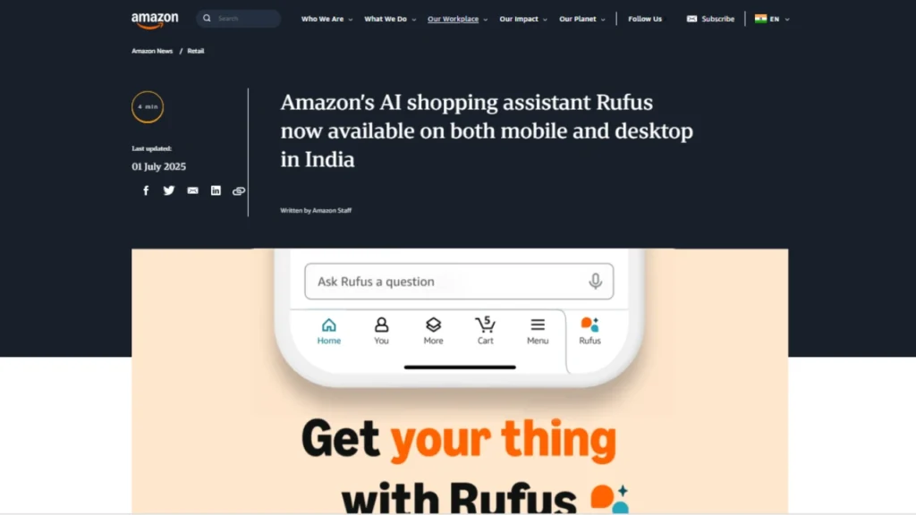 Amazon Rufus